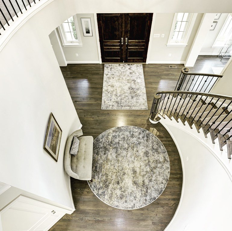 This showcases a completed loudoun stairs project within a home in northern virginia. 
