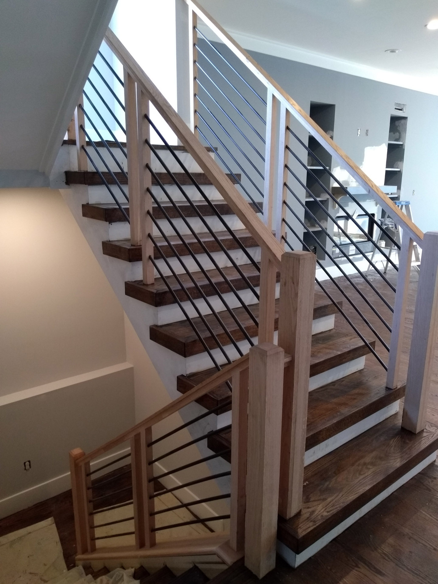 This showcases a completed loudoun stairs project within a home in northern virginia. 
