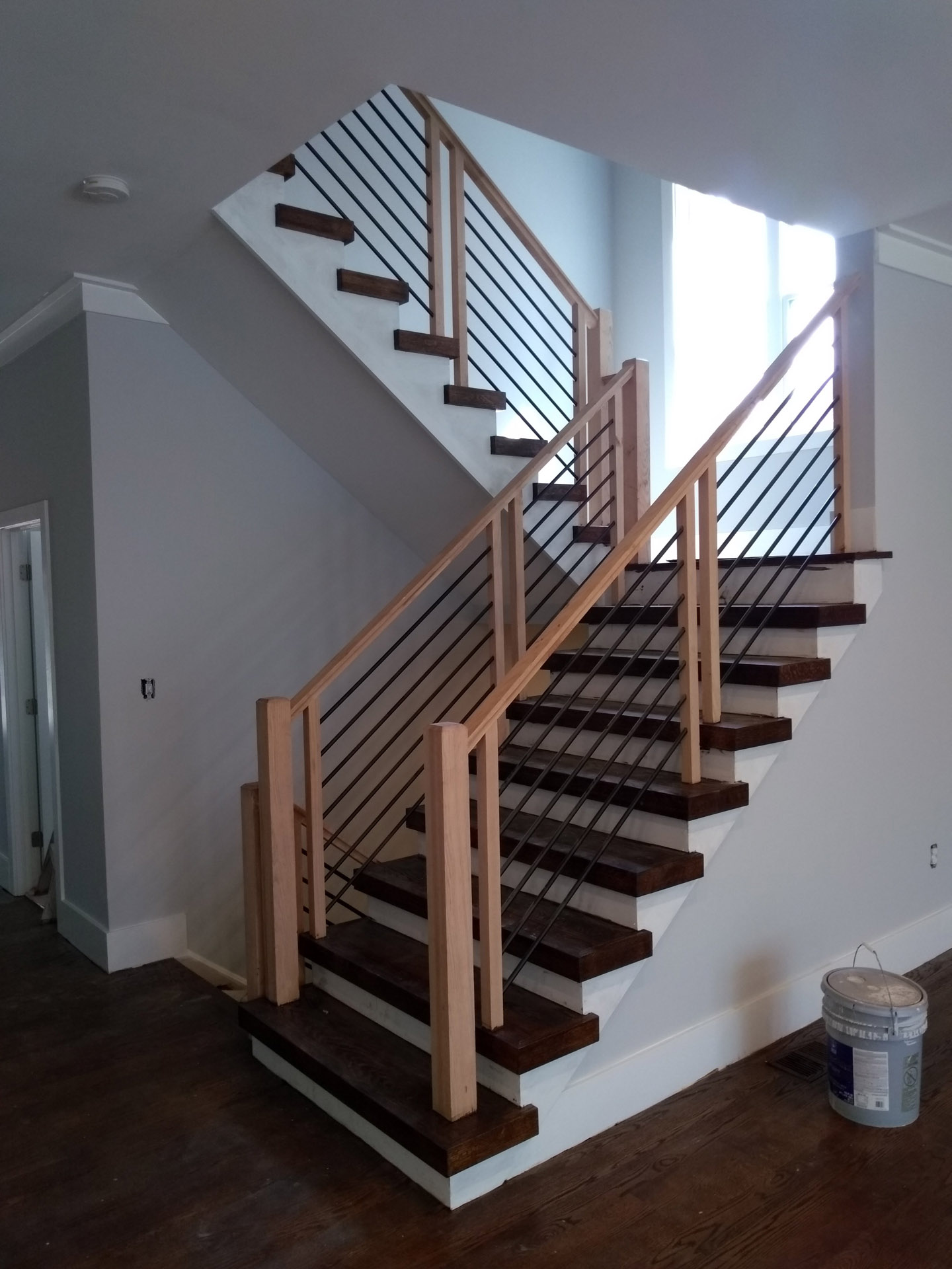 This showcases a completed loudoun stairs project within a home in northern virginia. 