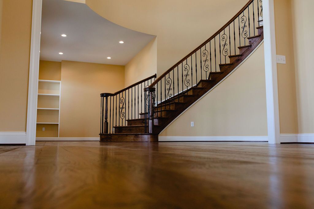 This showcases a completed loudoun stairs project within a home in northern virginia. 