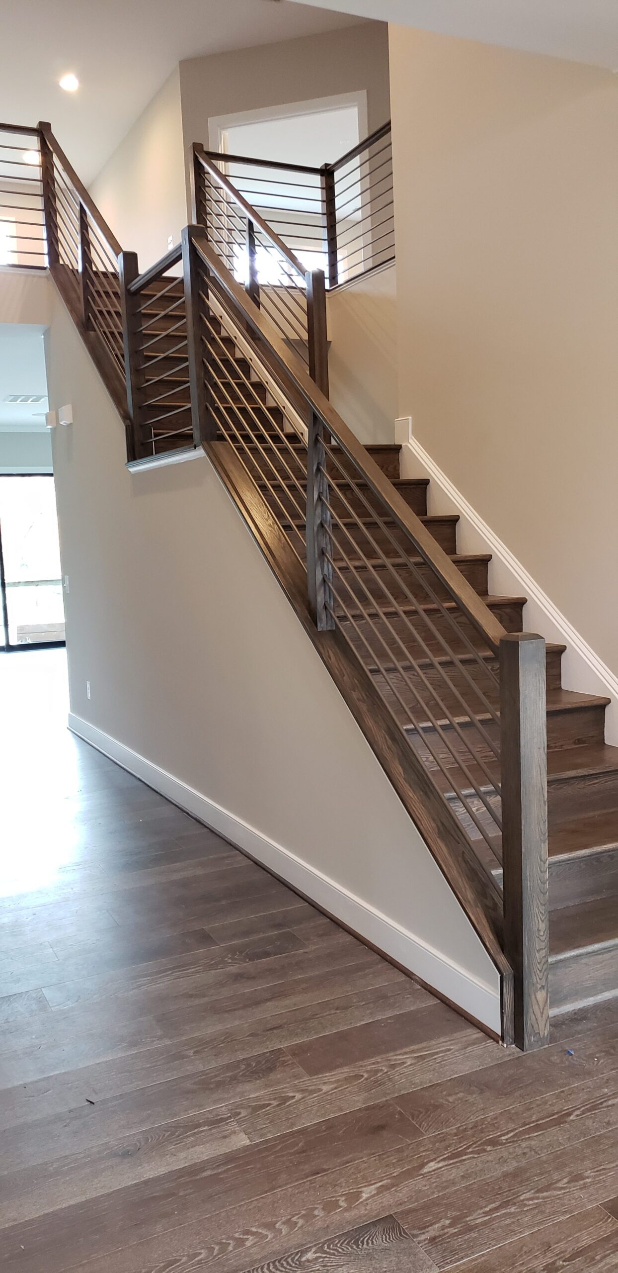 This showcases a completed loudoun stairs project within a home in northern virginia. 